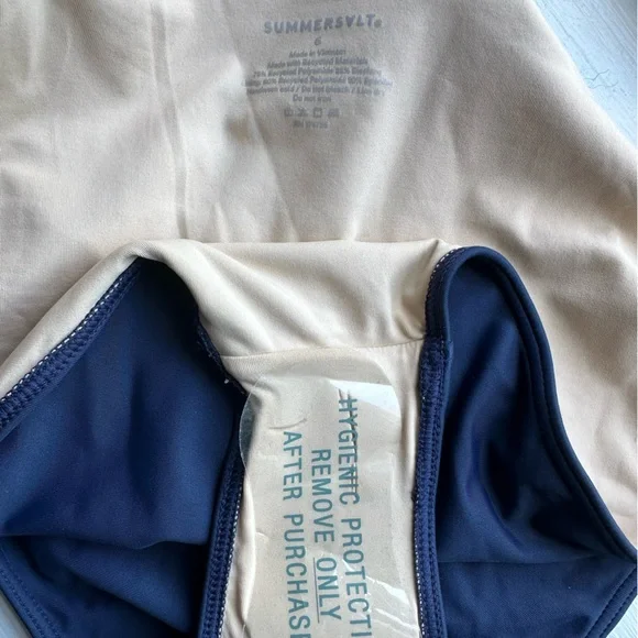 Summersalt Blue and Navy One Piece Swimsuit - Picture 5 of 5